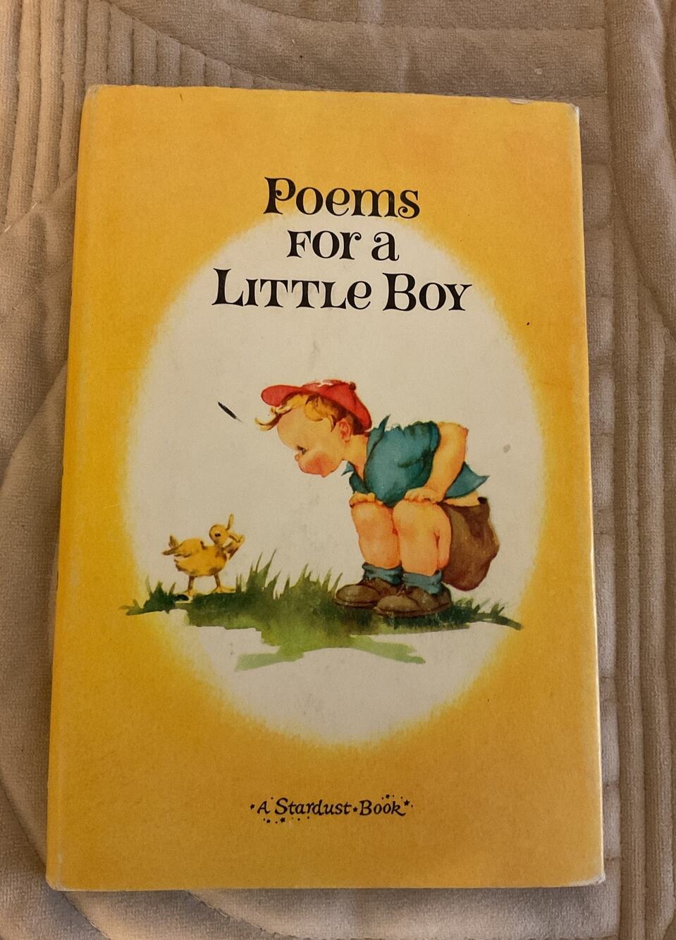 1969 Vintage Poems For a Little Boy a Stardust Book HC Dust Jacket
